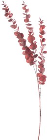 Τεχνητό Κλαδί Ευκάλυπτος 2271-7 109cm Bordo Supergreens Πολυαιθυλένιο