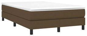 Πλαίσιο Κρεβατιού Boxspring Σκούρο Καφέ 120x200 εκ. Υφασμάτινο - Καφέ