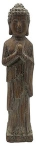 Διακοσμητικό Αντικείμενο Buddha 279-223-218 11x11x46,5cm Brown Πολυρεσίνη