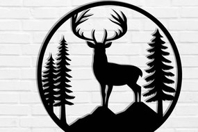 Intra απο ξύλο plywood  Χρώμα wenge 3mm-4mm πάχος - Deer Decor Wall , DXF Δίασταση 40x50 cm INTRAFABR-96729469