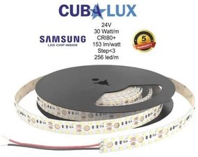 Ταινία LED 30W/m 5M 256LED/M 24V-IC CRI80 6500K 4972lm/m JAZZ 131065 Cubalux 131065