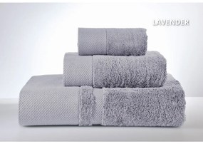 Πετσέτες Σετ New Rosa (3τμχ) Lavender Down Town Towels Set 100x150cm Bamboo, Βαμβάκι