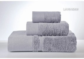Πετσέτες Σετ New Rosa (3τμχ) Lavender Down Town Towels Set 100x150cm Bamboo, Cotton