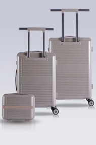 Stewehome Σετ 3 τεμαχίων βαλίτσες με θύρες φόρτισης USB και από πολυκαρβονικό
