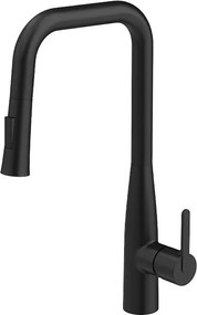 Orabella Comfort Black 20123 - Μπαταρία Κουζίνας με Ντους