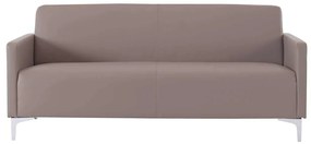 STYLE Καναπές Σαλονιού Καθιστικού, 2Θέσιος, Pu Cappuccino K/D 112x71x72cm