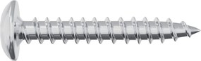 vidaXL Ξυλοβίδες 2 pcs Ασημί M4 x 25 mm Ατσάλι
