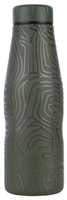 Estia Θερμός Παγούρι Travel Flask Save The Aegean 500ml Olive Flow 01-31572