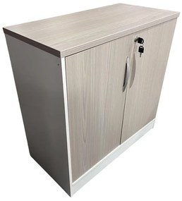 Ντουλάπι γραφείου Armadi pakoworld σε sonoma-λευκή απόχρωση 80x40x80εκ