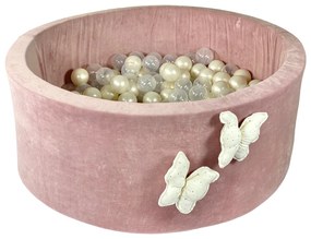 Παιδική Πισίνα Με Μπάλες Pink Butterfly