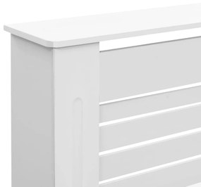 VidaXL Κάλυμμα Καλοριφέρ Λευκό 172 x 19 x 81,5 εκ. από MDF