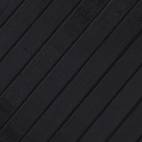vidaXL Χαλί Ορθογώνιο Μαύρο 60 x 400 εκ. Μπαμπού