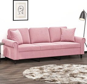 vidaXL 2-seater Sofa Ροζ