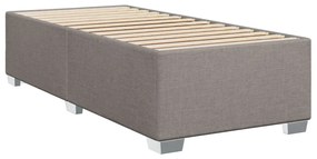 ΚΡΕΒΑΤΙ BOXSPRING ΜΕ ΣΤΡΩΜΑ TAUPE 80X200 ΕΚ. ΥΦΑΣΜΑΤΙΝΟ 3290312