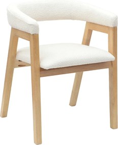 vidaXL Καρέκλες φαγητού 2 pcs Φυσικό 54 x 57 x 73 εκ