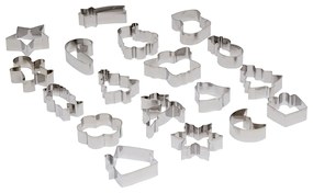 Χριστουγεννιάτικα Κουπ Πατ Ανοξείδωτα (Σετ 18τμχ) F-V 204678