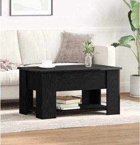 vidaXL Τραπεζάκι σαλονιού Μαύρη Οξυά 79 x 49 x 41 cm