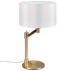 Φωτιστικό Επιτραπέζιο Cassio 514400108 28x48cm 1xE27 60W Gold-White Trio Lighting