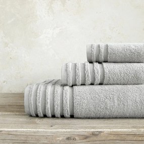 Πετσέτα Vista Fog Grey Nima Προσώπου 50x100cm 100% Βαμβάκι