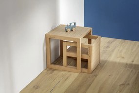 Cubotto Premium Τραπεζακι Montessori Μπεζ 39x39x39cm