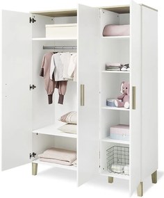 Ντουλάπα Lumi τρίφυλλη