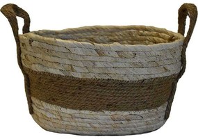 Καλάθι 00.06.67257 32x22x17cm Natural-Brown Mat