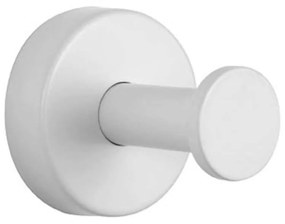 Άγκιστρο Μπάνιου Uno 120166 White Karag Stainless Steel