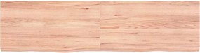 vidaXL Πάγκος Μπάνιου Αν. Καφέ 120x30x(2-4) εκ. Επεξεργ. Μασίφ Ξύλο