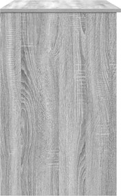 vidaXL Γραφείο Γκρι Sonoma 86x49x76 εκ. από Επεξεργασμένο Ξύλο