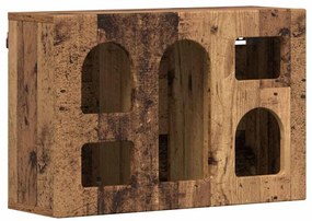 vidaXL Κρεμαστό ντουλάπι Παλιό ξύλο 60 x 20 x 40 εκ Επεξεργασμένο ξύλο