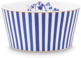 Μπωλ Πορσελάνινο 51003166 Royal Stripes 12cm Blue Pip Studio Πορσελάνη