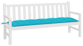 vidaXL Μαξιλάρι Πάγκου Κήπου Τιρκουάζ 180x50x7 εκ. Ύφασμα Oxford