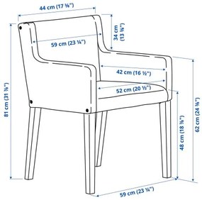 MÅRENÄS καρέκλα με μπράτσα 795.143.89