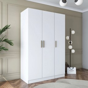 Ντουλάπα Λευκό BRATRIS 135x57.5x210