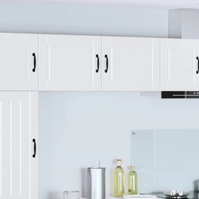 vidaXL Ντουλάπα Τοίχου PORTO 2 pcs Λευκό Επεξεργασμένο Ξύλο