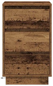 vidaXL Κομοδίνο με Παλιό Ξύλο 39 x 34.5 x 65 εκ. Επεξεργασμένο ξύλο
