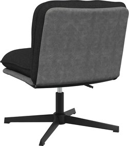 vidaXL Καρέκλα Γραφείου Περιστρεφόμενη Μαύρη Υφασμάτινη