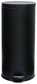 ESTIA ΚΑΔΟΣ ΑΠΟΡΡΙΜΑΤΩΝ CLASSIC SOFT CLOSE 30lt ΜΑΤ ΜΑΥΡΟΣ