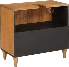 vidaXL Ντουλάπα Νιπτήρα Mπάνιου Light Brown 62 x 33 x 58 εκ.