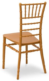 Καρέκλα catering Tiffany Megapap πολυπροπυλενίου χρώμα χρυσό 40x40,5x91εκ. - Πολυπροπυλένιο - GP015-0035