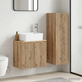 vidaXL Σετ Επίπλων Μπάνιου 2 τμχ. Artisan Δρυς 33 x 34,5 x 100 εκ