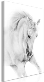 Πίνακας - White Horse (1 Part) Vertical - 40x60