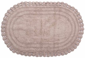 Πατάκι Μπάνιου (60x100) Silk Fashion Οβάλ Πούρου
