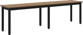 vidaXL παγκάκι Artisan Δρυς 160 x 35 x 45 cm Επεξεργασμένο Ξύλο