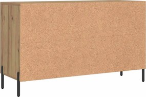 vidaXL Σκευοθήκη Δρυς τεχνίτης 100x36x60 cm Κατασκευασμένο ξύλο