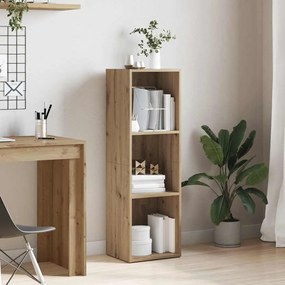 vidaXL Βιβλιοθήκη Artisan Δρυς 36x30x114 εκ. Επεξεργασμένο Ξύλο