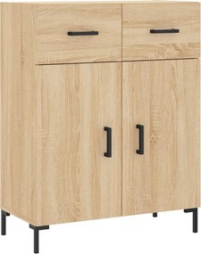 vidaXL Ντουλάπι Sonoma δρυς 69,5 x 34 x 180 εκ. από Επεξεργασμένο Ξύλο