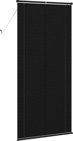 vidaXL Βενετσιάνικη Σκίαση Μαύρο 213 x 100 εκ 25 mm PVC