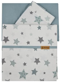 Σεντόνια Κούνιας (Σετ) Bebe Stars Grey Stars 201-184