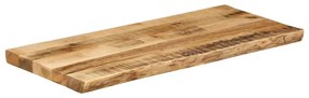 vidaXL Επιφάνεια Τραπεζιού 90x40x3,8 εκ. Live Edge Μασίφ Ξύλο Μάνγκο